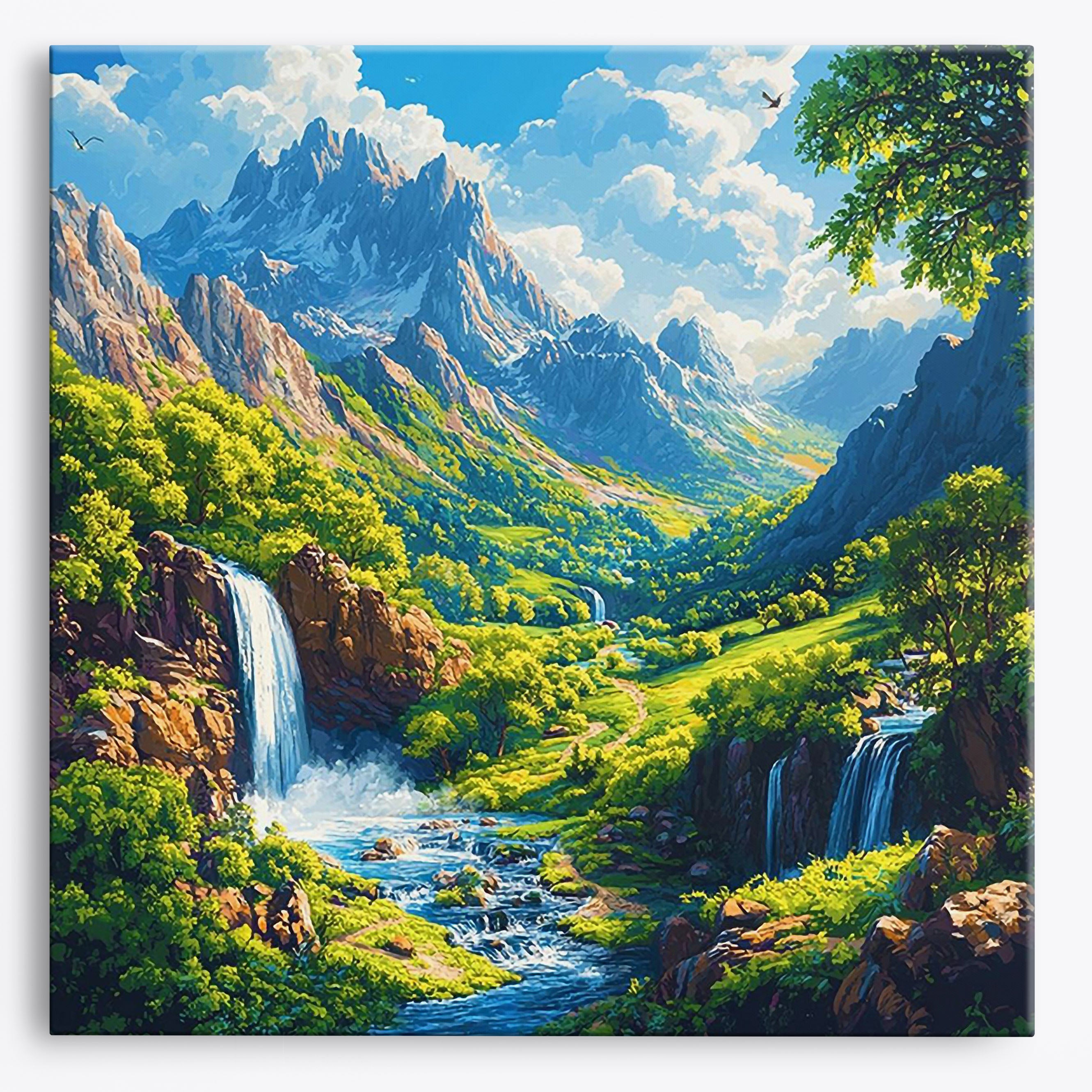 Chromatic Valley No Frame / Regular (15.75"x15.75"/40x40cm) / 24 colors