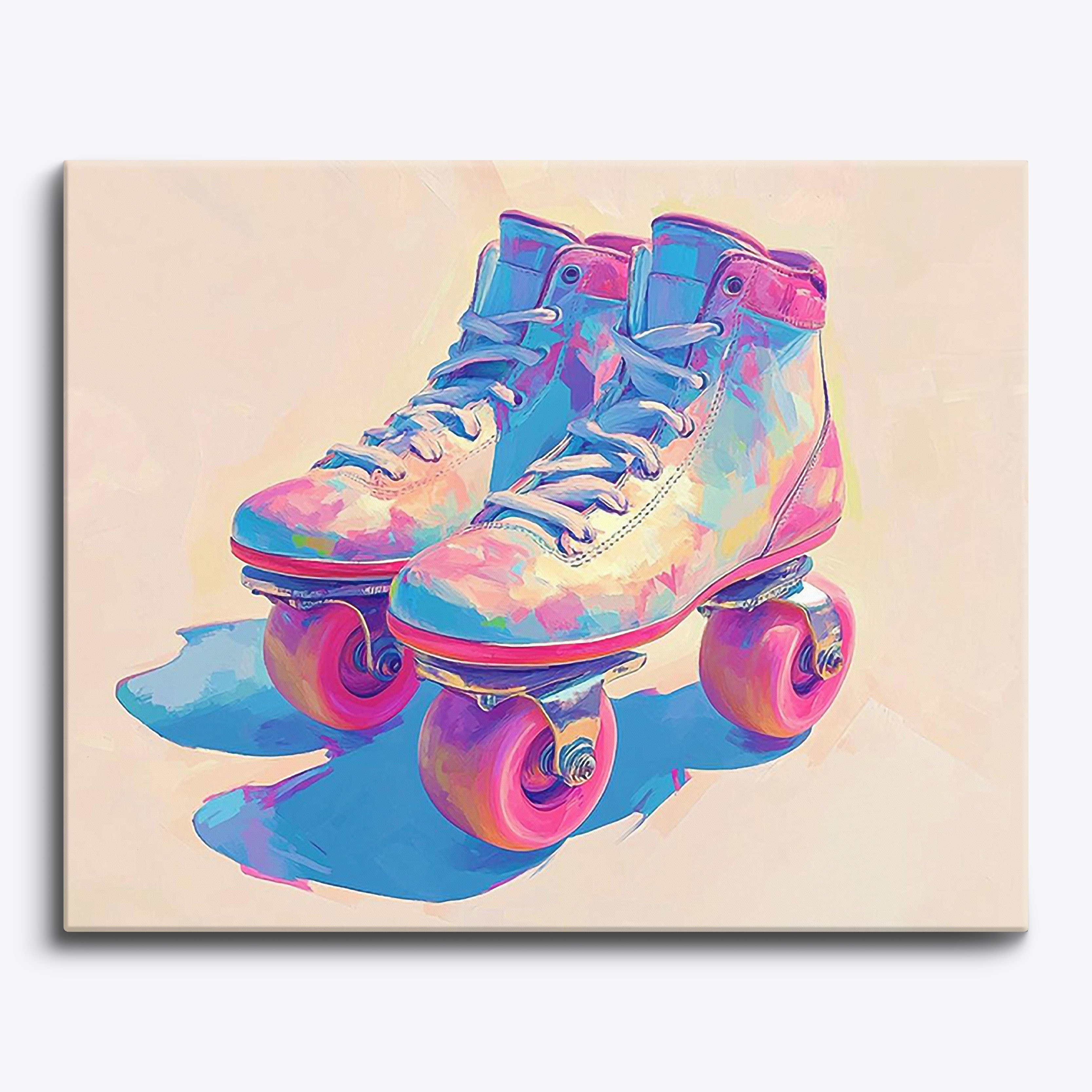 Pastel Skates No Frame / Regular (15.75"x19.7"/40x50cm) / 24 colors