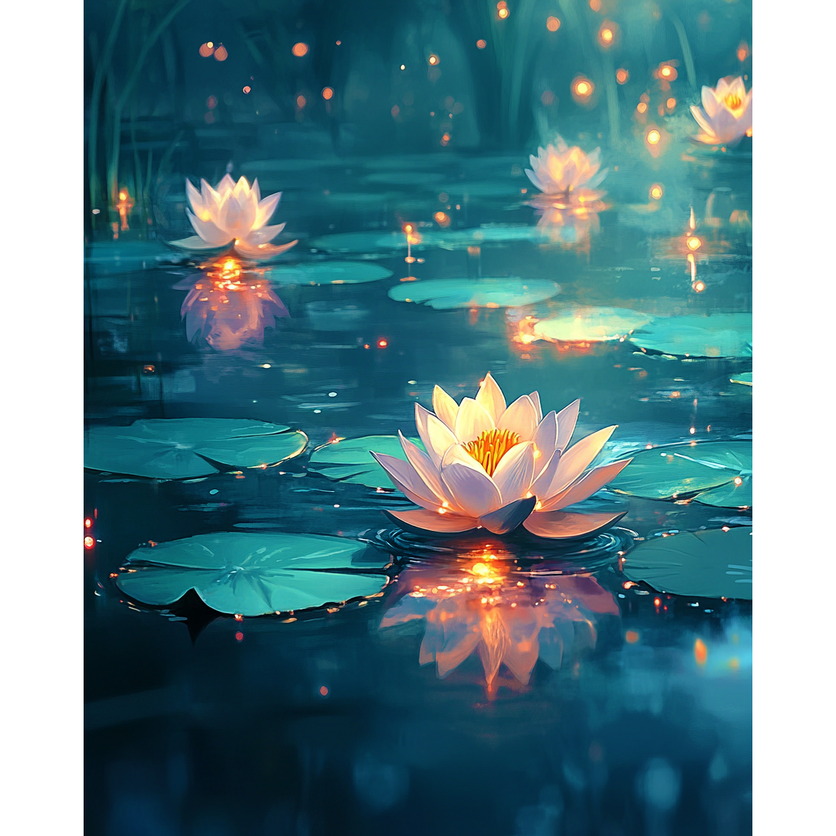 Peaceful Lily Waters