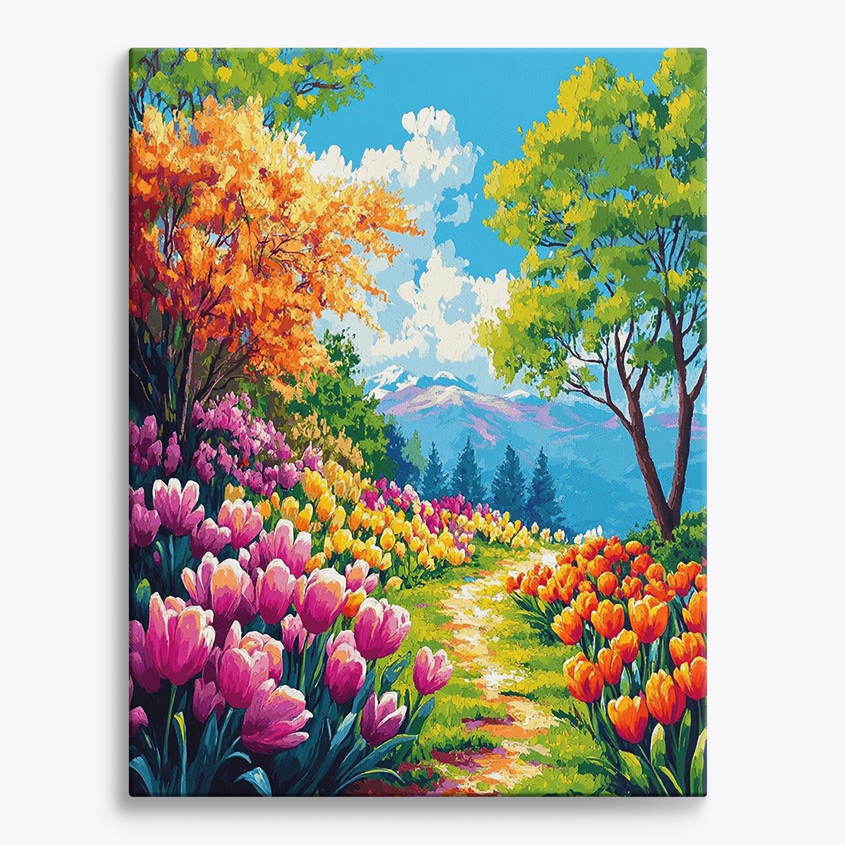 Spring Splendor No Frame / Regular (19.7"x15.75"/50x40cm) / 24 colors