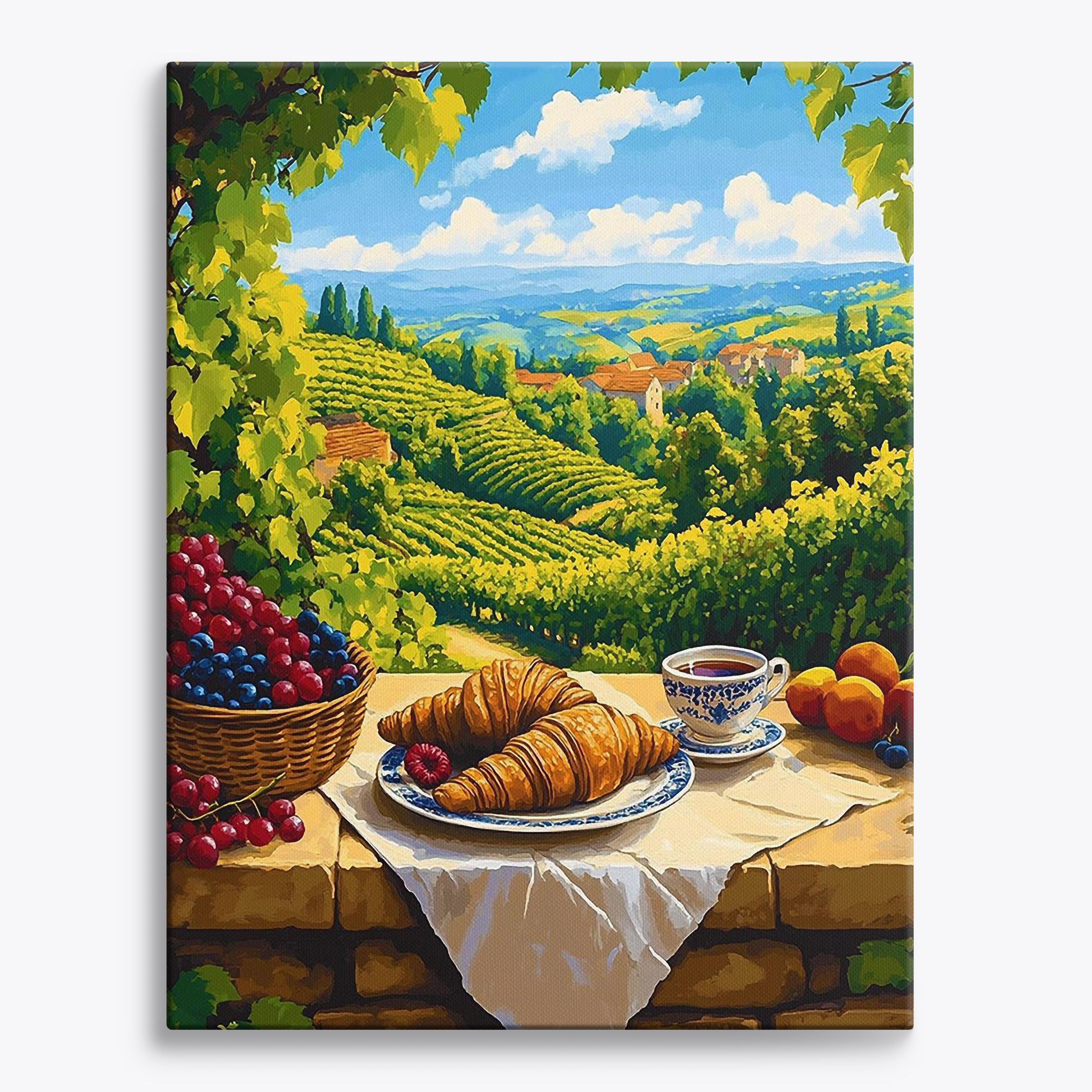 Sunset Bistro No Frame / Regular (19.7"x15.75"/50x40cm) / 24 colors