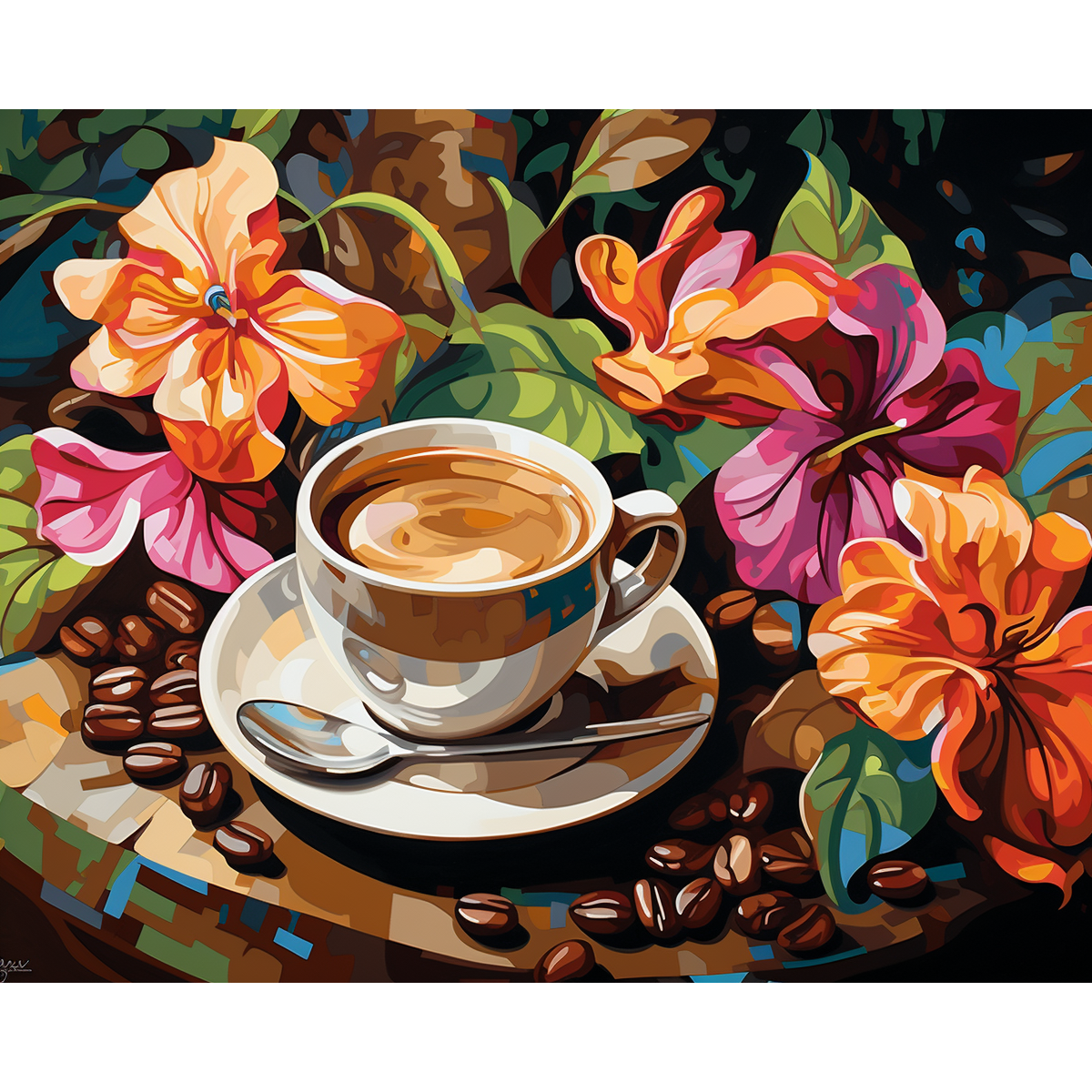 Floral Coffee