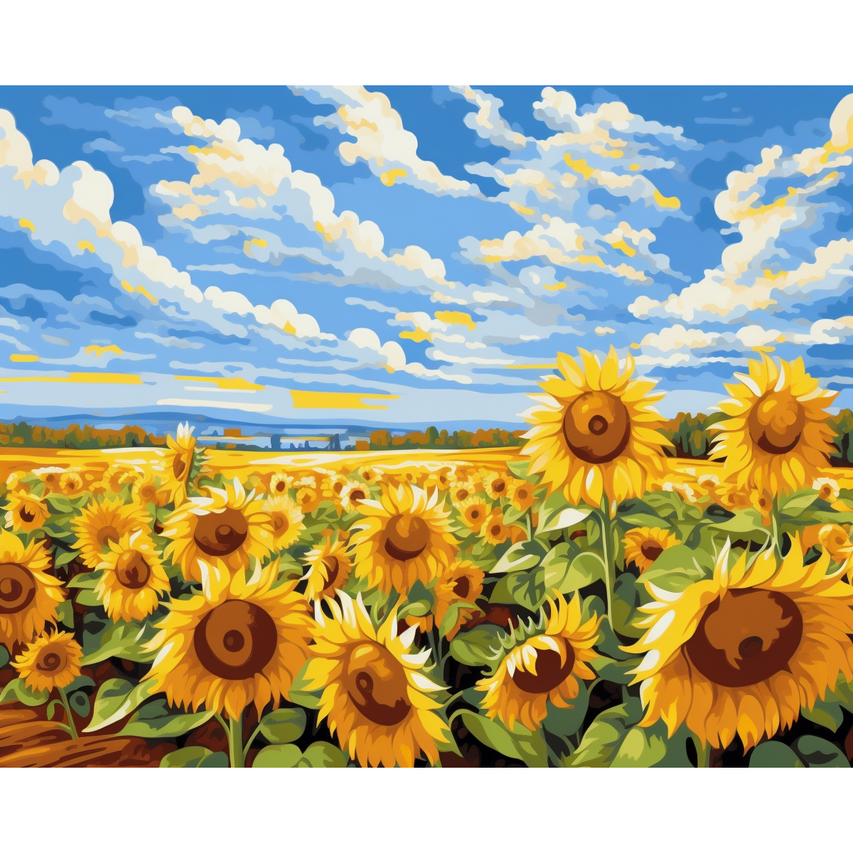 Noon Sunflowers